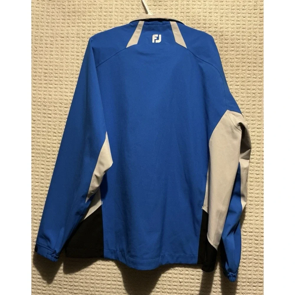 FootJoy DryJoy Golf Jacket Blue/Gray/Black XL TourXP CC Logo On Front